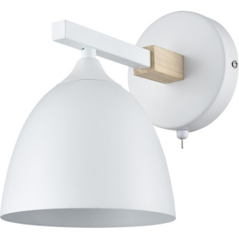 Бра LUMION COLANGE 8095/1W MODERNI LN25 268Е27 1*60W 220V белый/белый металл, дерево/металл