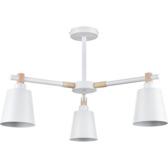 Люстра потолочная LUMION ROSALINA 8097/3C MODERNI LN25 269 Е27 3*60W 220V белый/белый металл, дерево/металл