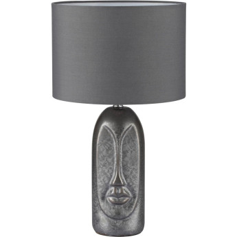 Настольная лампа LUMION AKIVI 8146/1T MODERNI LN25 000 Е27 1*60W 220V серый, керамика/текстиль