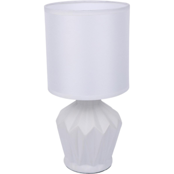 Настольная лампа LUMION ORIGAMIA 8226/1T MODERNI LN25 E14 1*40W 220V белый, керамика/текстиль