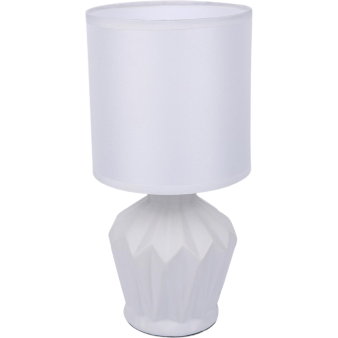 Настольная лампа LUMION ORIGAMIA 8226/1T MODERNI LN25 E14 1*40W 220V белый, керамика/текстиль