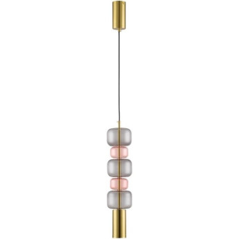 Подвес LUMION VERONA 6504/1A SUSPENTIONI LN23 GU10 50W 220V бронза розовый серый