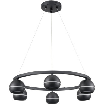 Подвесная люстра LUMION LUAZANA 8242/6 COMFI LN25 203 LED GX53 6*7W 220V черный металл