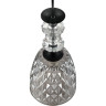Подвесной светильник LUMION ELENIKA 8057/1А SUSPENTIONI LN24 E27 1*60W 220V черный/смоки металл/стекло 8057/1A