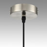 Подвесной светильник LUMION INDIRA 8040/3 MODERNI LN25 Е27 3*60W 220V никель/белый/серебро/черный, металл/текстиль