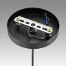 Подвесной светильник LUMION LEONELA 8052/1А SUSPENTIONI LN24 E27 1*60W 220V черный/черный, золото металл/металл 8052/1A