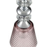 Подвесной светильник LUMION MANOLA 8048/1А SUSPENTIONI LN24E27 1*60W 220V хром/розовый металл/стекло 8048/1A