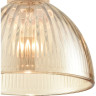 Подвесной светильник LUMION NATANA 8054/1А SUSPENTIONI LN24 E27 1*60W 220V дерево/амбер металл/стекло 8054/1A