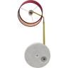 Торшер LUMION VELVETA 8073/1F NEOCLASSI LN25 366 E27 1*60W 220V золото/бордовый, металл/камень/текстиль